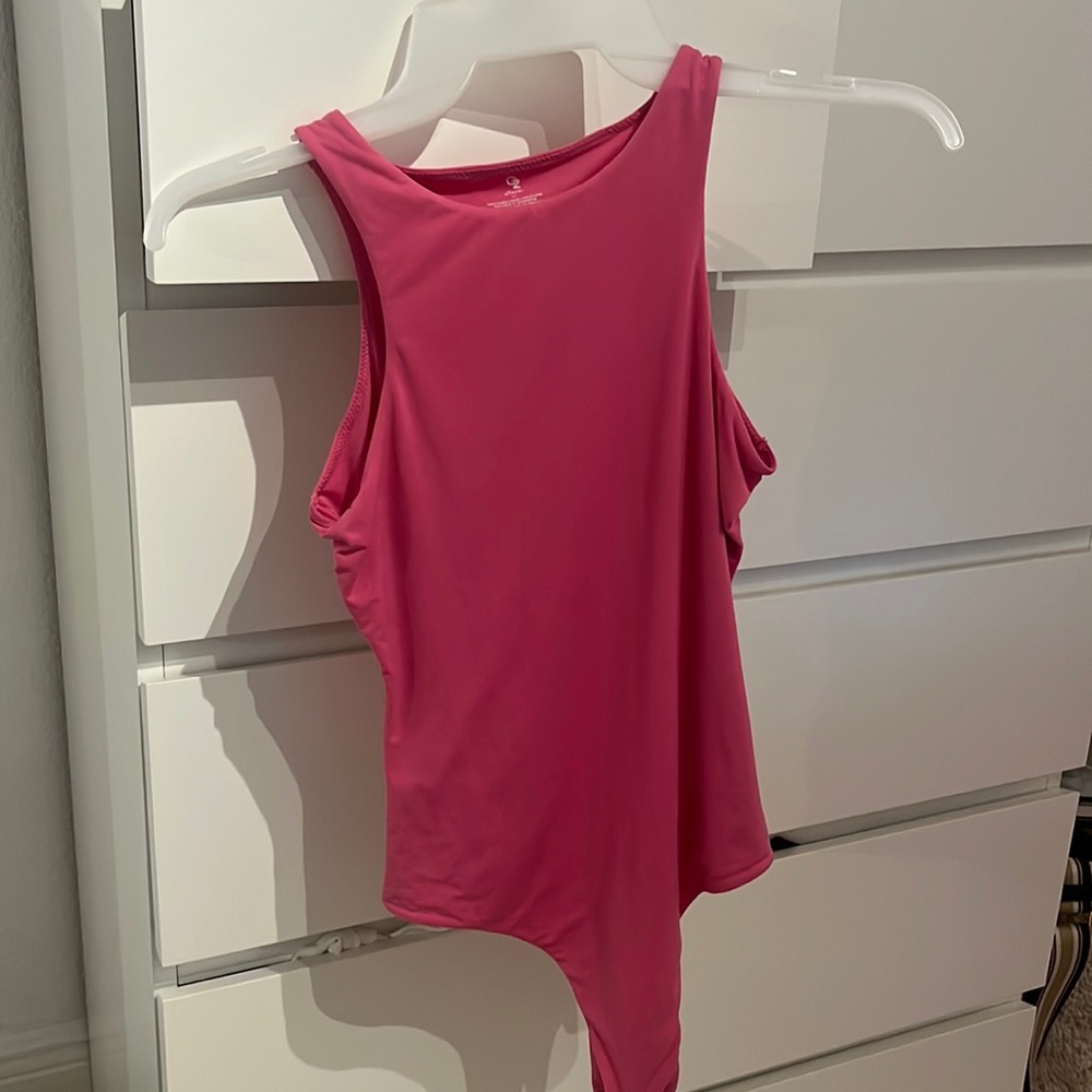pink bodysuit, size xs, great fit